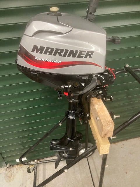 Aug 2007 3.5hp 4 stroke SHORT shaft Mariner outboard
