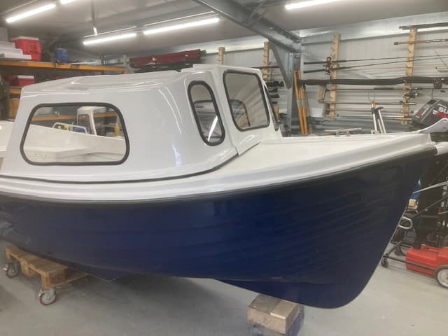 New Blue hulled Arran 16 ready for fitting out to your specification.