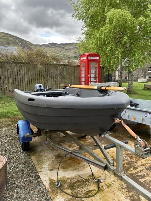 Pioneer maxi 10ft with excellent 9.9hp electric start Yamaha outboard and roller trailer.